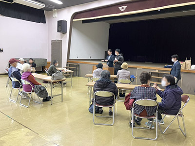 チョイソコ予約体験の様子